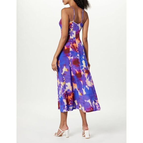 🪻 The Drop Violet Watercolor Maxi Dress 3X – NWT - Picture 2 of 12